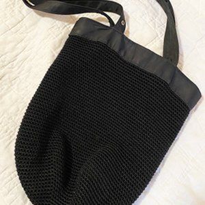 The Sak Black Crochet Vintage Bag